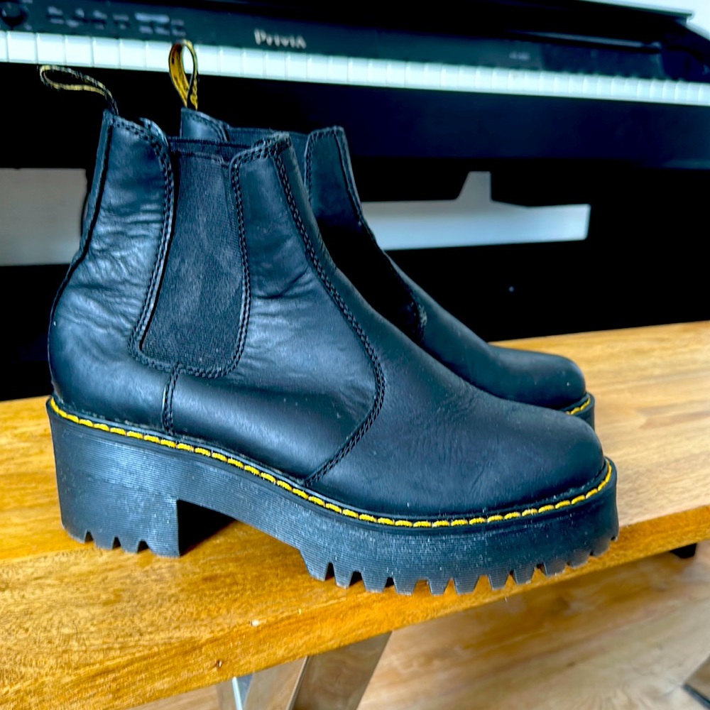 Dr. Martens Rometty chelsea platform boots